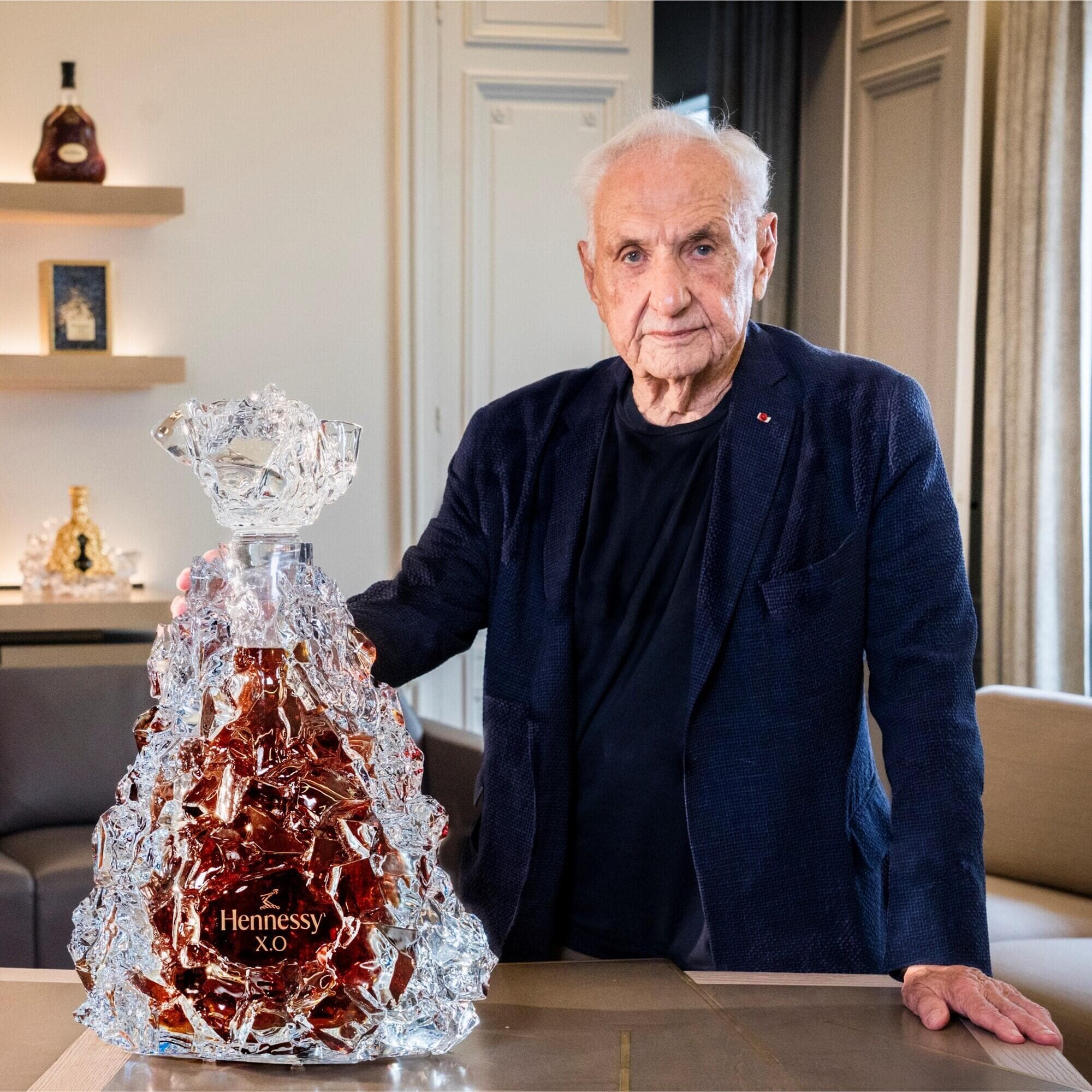  carafe Mathusalem Frank Gehry x Hennessy X.O